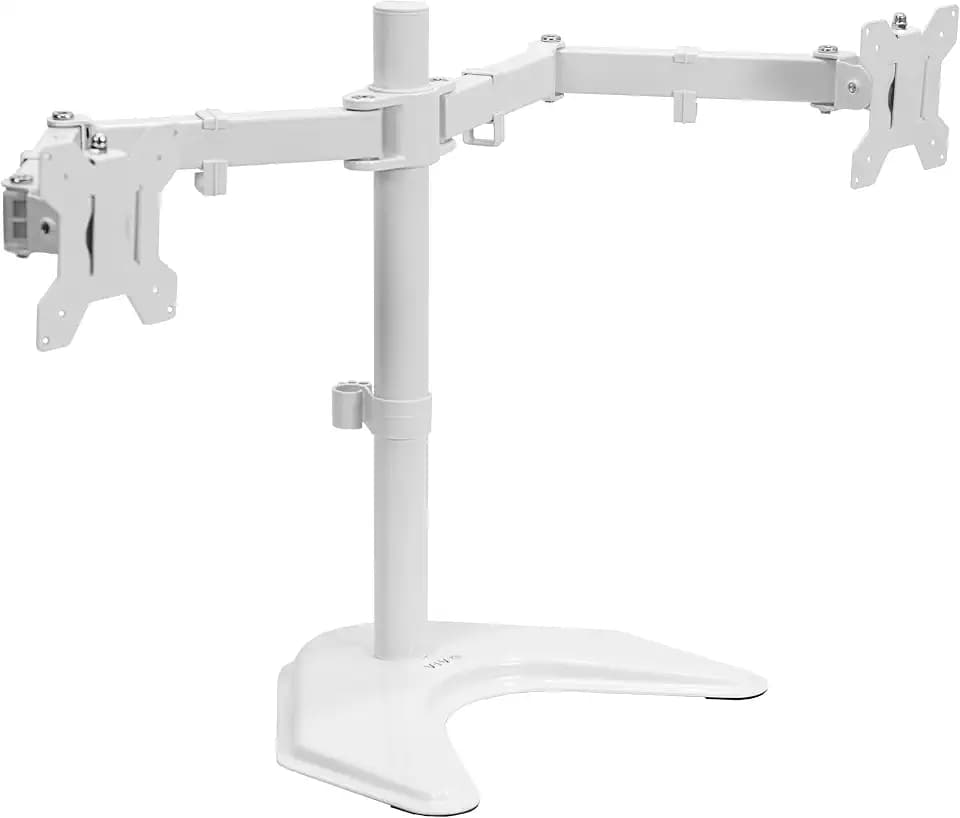 VIVO Dual LED LCD Monitor Free-Standing Desk Stand