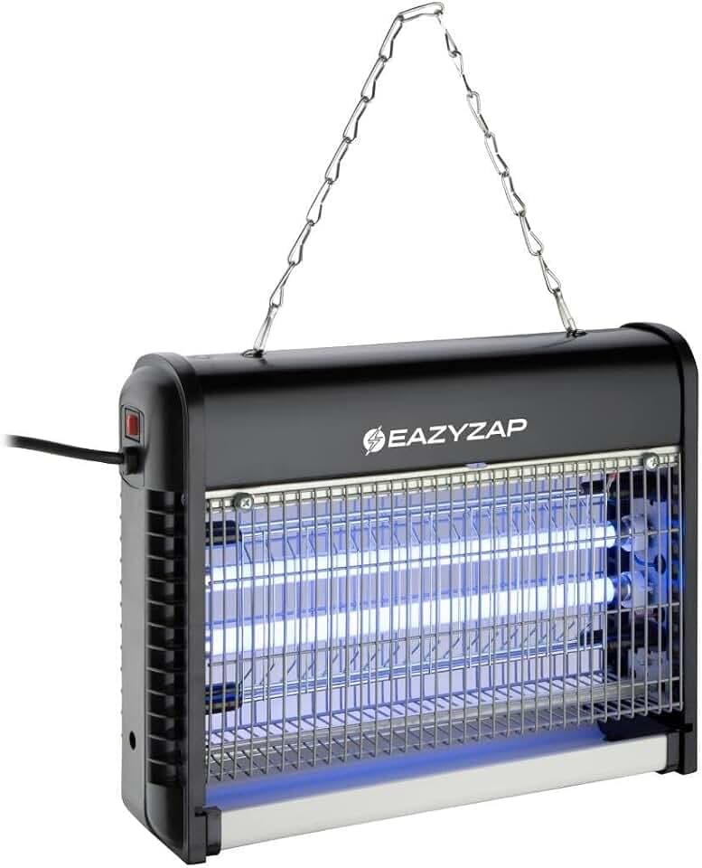 EazyZap FD496 Energieeffizienter LED Fliegen- und Insektenvernichter | 50m² Abdeckung | Eco-Lampen: 2 x 4,5 Watt | Ersatzbirne AJ636