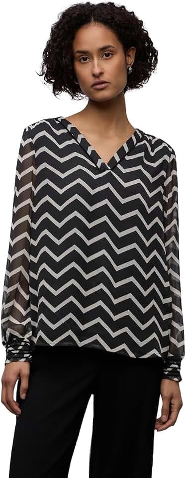 Street One Damen Chiffon Tunika mit Tape