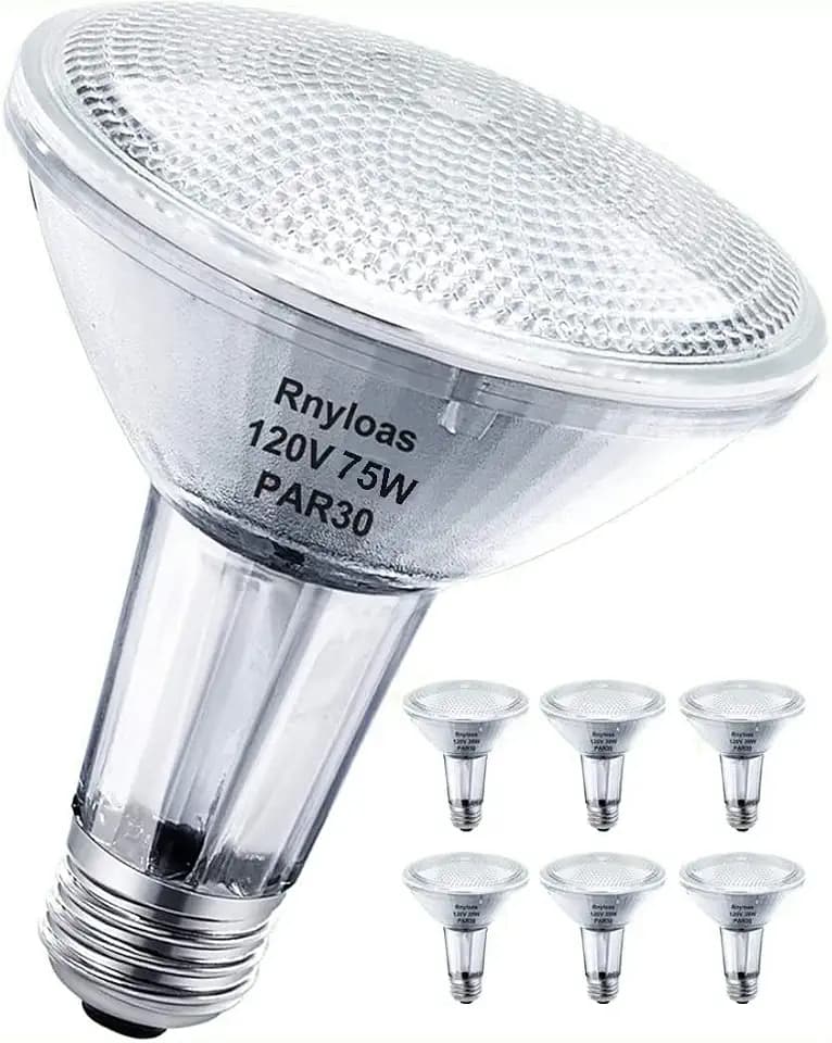PAR30 Halogen Bulb Dimmable 75W 120V Warm White 2800K