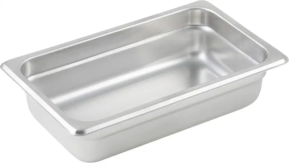 Winco Anti-Jam Steam Pan, 1/4 by 2-1/2-Inch, 24-Gauge