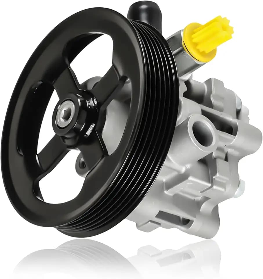 20-2401 Power Steering Pump, Fit for 2007-2017 Jeep Compass & Patriot, 2007-2012 Dodge Caliber, 1.8L 2.0L 2.4L, Power Assist Pump with Pulley Replacement for 20-2401 5105048AA 5105048AB