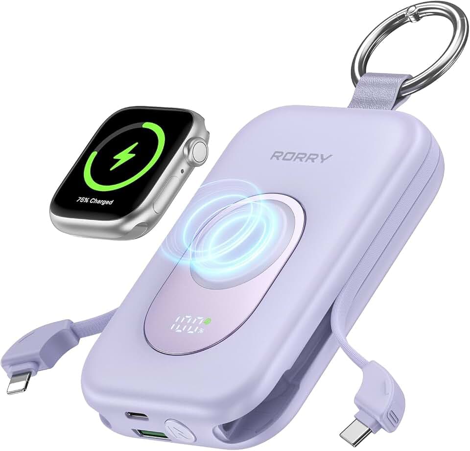 RORRY CharmGo Powerbank,20000mAh Power Bank 30W PD Schnellladung