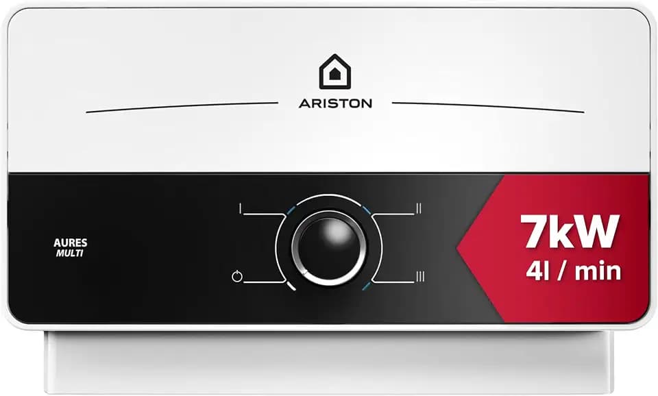 Ariston Aures Multi 7 kW FR – elektrischer Durchlauferhitzer, Hochdruck-Durchlauferhitzer – Multi-Messpunkte für sofortigen Komfort