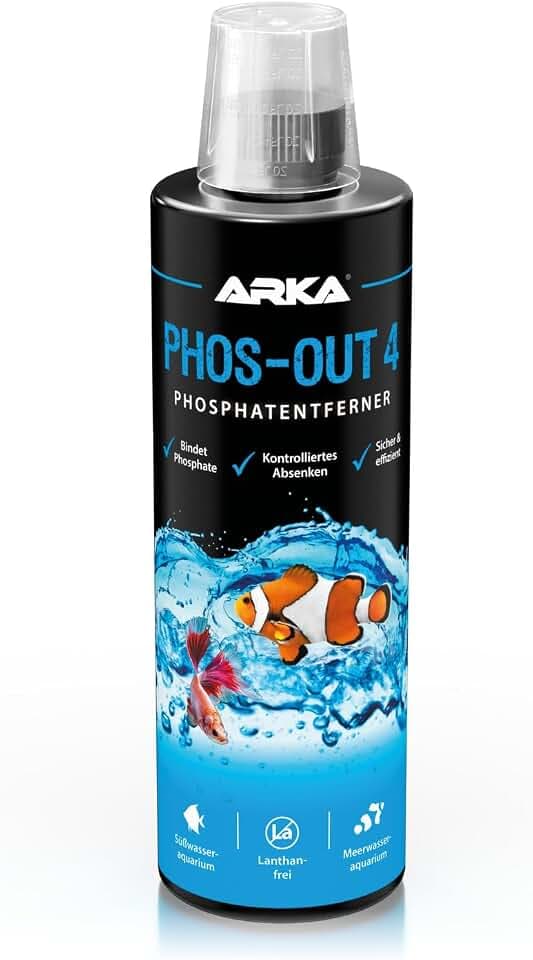 Phosphatentferner Aquarium 473 ml - Phos-Out 4 Senkt Phosphat PO4 Sofort