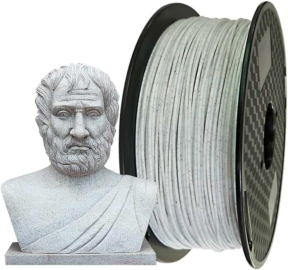 3D Drucker Marmor PLA Filament 1,75 mm 1KG 3D Druck Filament CC3D 3D Druckmaterial glitzernde Steinfarbe andere Seide Gold Silber Kupfer Schwarz Stein Fels Filament