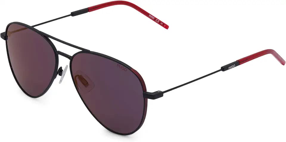 Hugo Boss Hg 1059/s BLX/AO MT BLK RED Sunglasses Men's Metal, Standard, 59