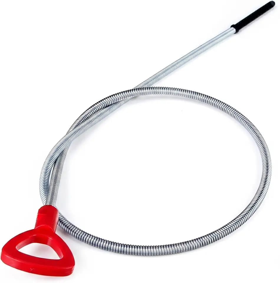 1 PC 1220mm Transmission Fluid Level Dipstick, Transmission Oil Dipstick, 48" Flexible Diagnostic Check Tool, Replaces 140589152100, Compatible with Mercedes Benz (Red & Silver)