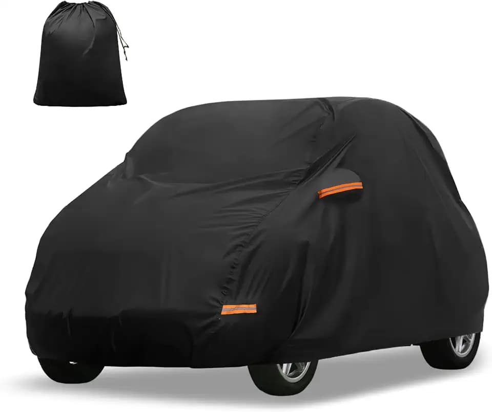 X AUTOHAUX Car Cover for Smart Fortwo 07-19 Aluminum Film