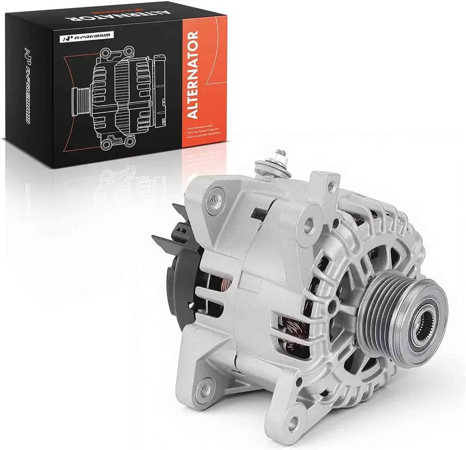 A-Premium Alternator, 12V 120A 6-Groove Clutch Pulley Clockwise