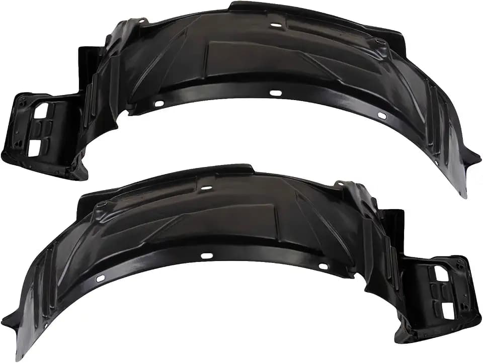 TRQ Front Driver and Passenger Side Inner Fender Liner Set