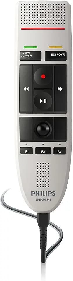 Philips LFH3200 SpeechMike USB-Diktiermikrofon Präzisionsmikrofon Steuerung per Drucktasten