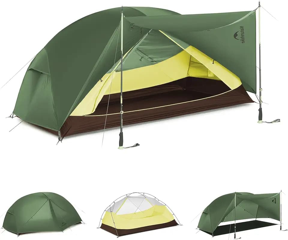 Naturehike Mongar Base/Pro Zelt 1&2&3 Personen Ultraleicht Camping Zelt