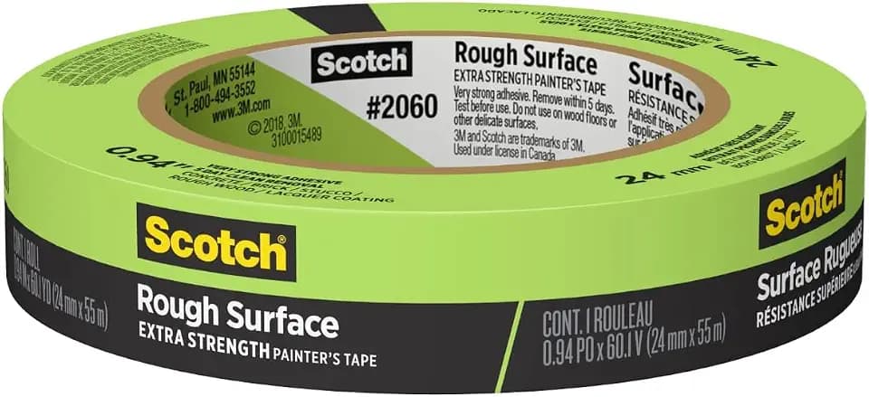 Scotch Rough Surface Painter's Tape 1 Inch Wide, 1 Roll