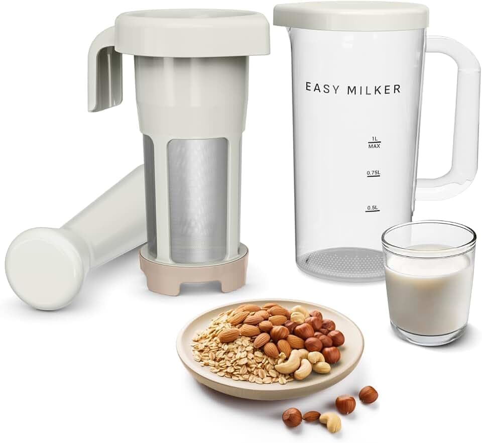 Tefal Easy Milker Pflanzenmilchmaschine, 1 Liter, schnell und einfach