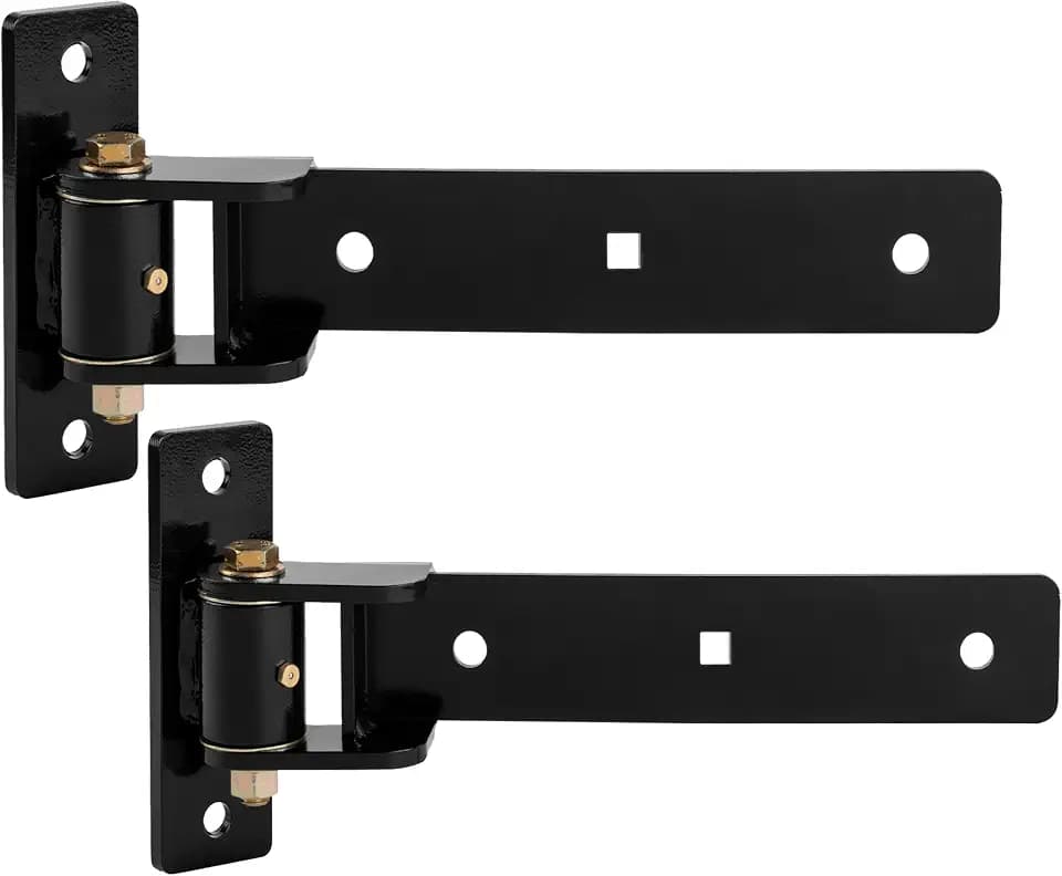 13" Heavy Duty Gate Hinges,900 Lbs Capacity,180° or 90° Smooth Open