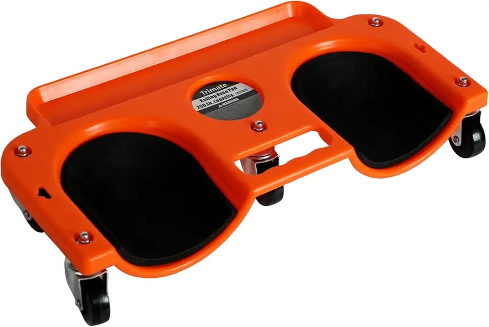Rolling Knee Creeper, 360° Swivel Castors, Foam Cushion & Tool Tray