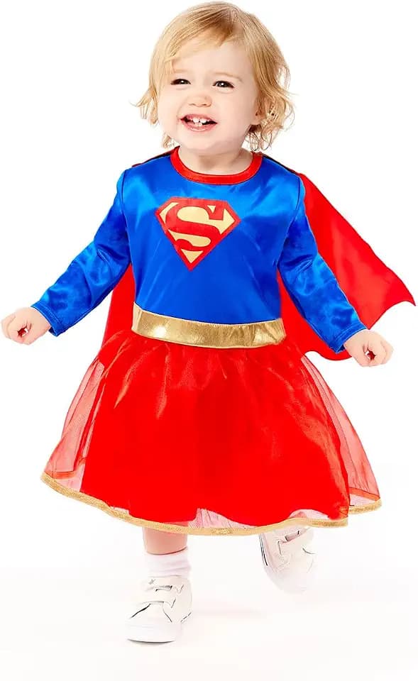 amscan 9906720 Childs Girls Official Licensed Supergirl Fancy Dress Costume Age 6-12 Months