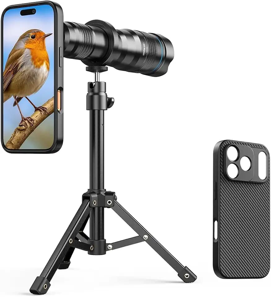 APEXEL 36x Telephoto Lens Compatible with iPhone 17 Pro