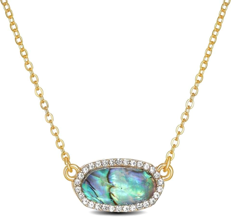 SEADAY Layered Gold Necklace for Women, Gold Stack Necklace