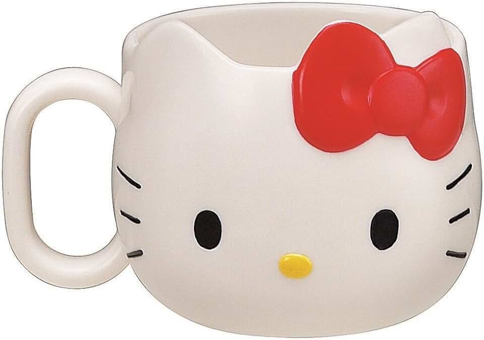 Hallo Kitty , Kunststoff , Gesicht Die-Cut-Becher