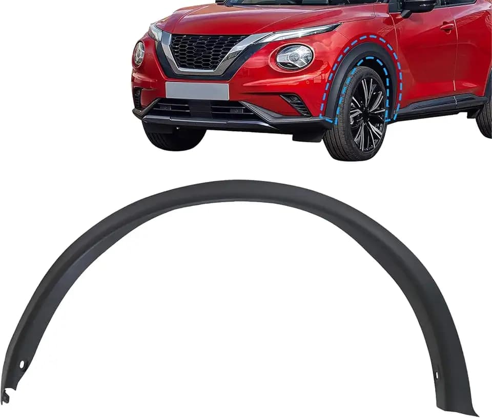63861-1KA0A Front Wheel Arch Molding Trim Left Driver Side Compatible with Nissan Juke S/SL/SV 2011-2017 1.6L l4 Replace# NI1290102 638611KA0A Fender Trim Molding