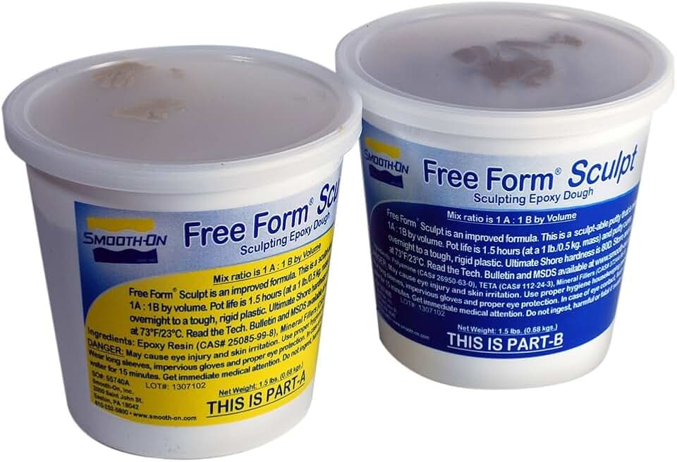 Smooth-On Free Form Sculpt High Density Epoxy Dough, Trial Unit