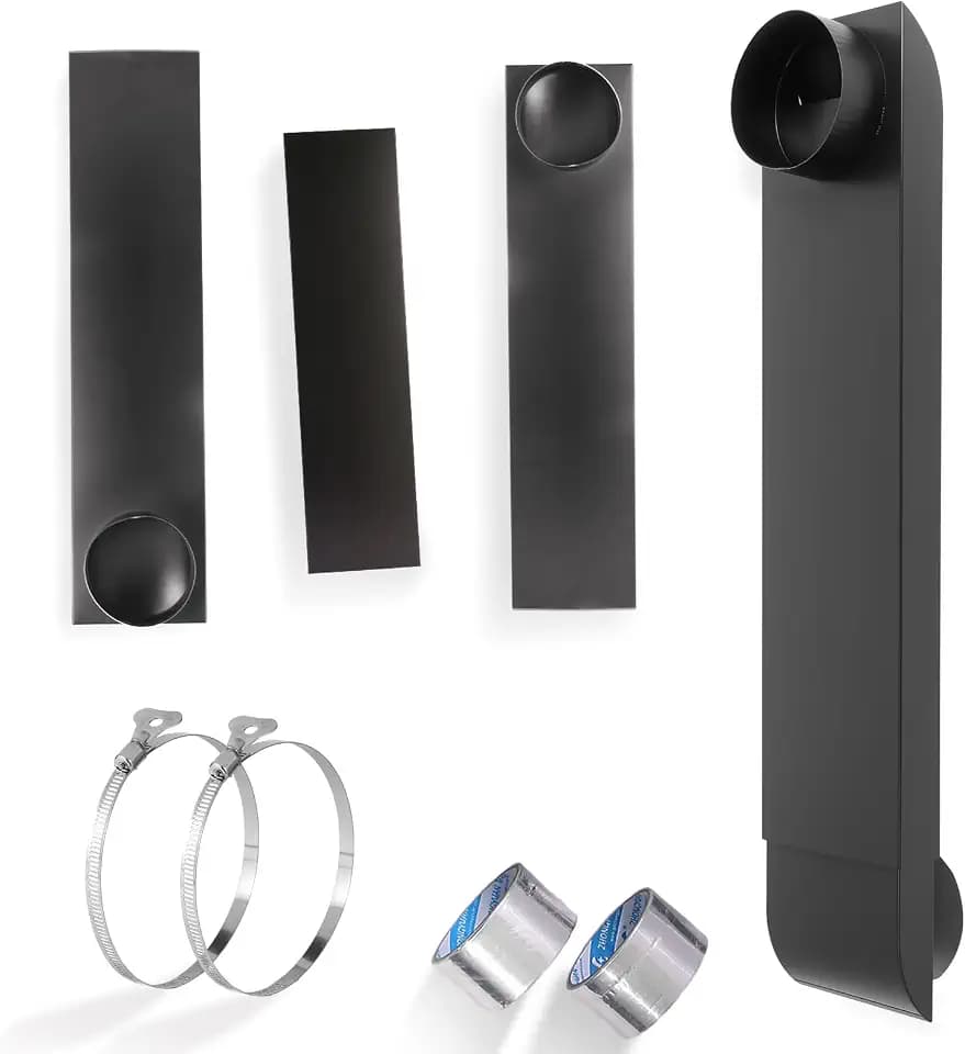 Dryer Vent Periscope Kit – 25"-55" Adjustment 304 SS Duct for Tight Spaces