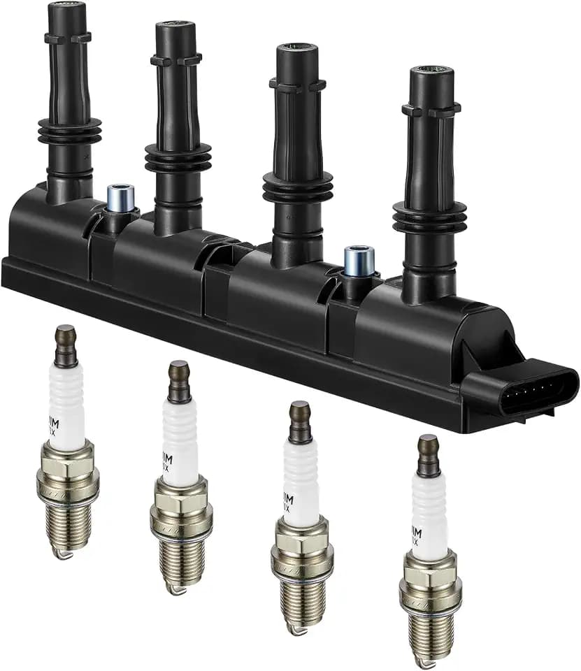 BDFHYK Ignition Coil UF669 and Spark Plug XP3922 for Chevy Cruze 2011-2015