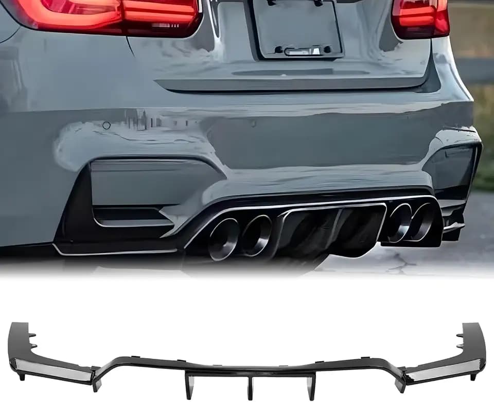 Rear Bumper Diffuser Lip Compatible with BMW F80 M3 F82 M4 2015-2020