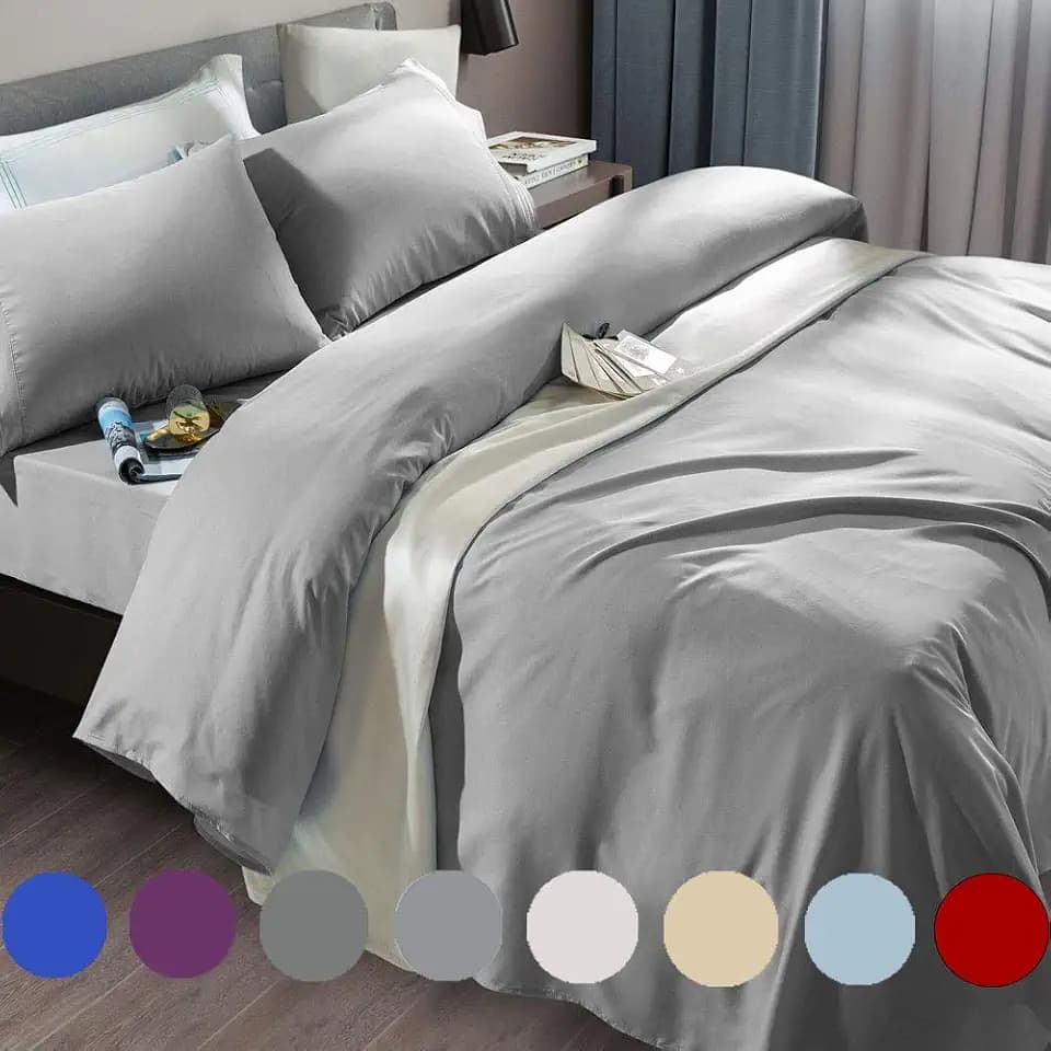 SONORO KATE Bed Sheet Set,Super Soft,18-24 Inch Deep Pocket,6 PC,Queen