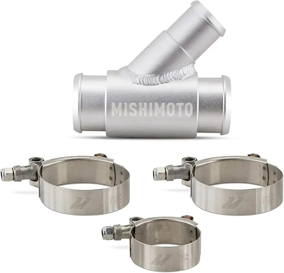 Mishimoto MMHOSE-RAM-13Y Aluminum Coolant Y-Pipe, to Connect Dual Radiator Hoses, Compatible with RAM Cummins 2500 & 3500 6.7L, 2013-2014