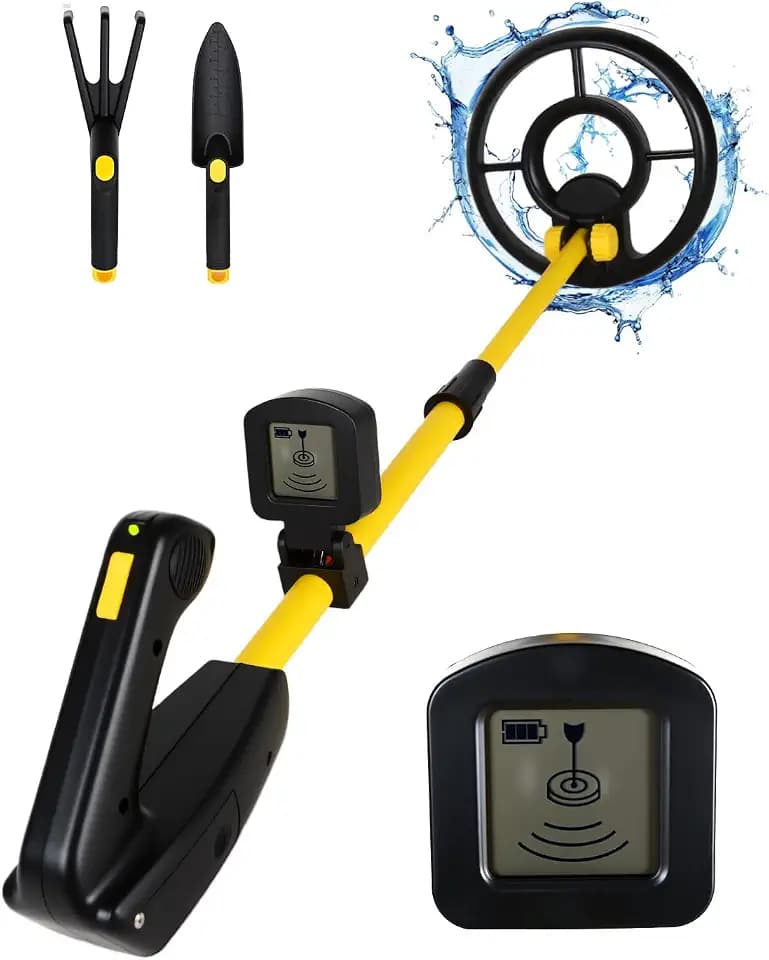 Kids Metal Detector with 7.4" Waterproof Coil, Beach Toys for Kids