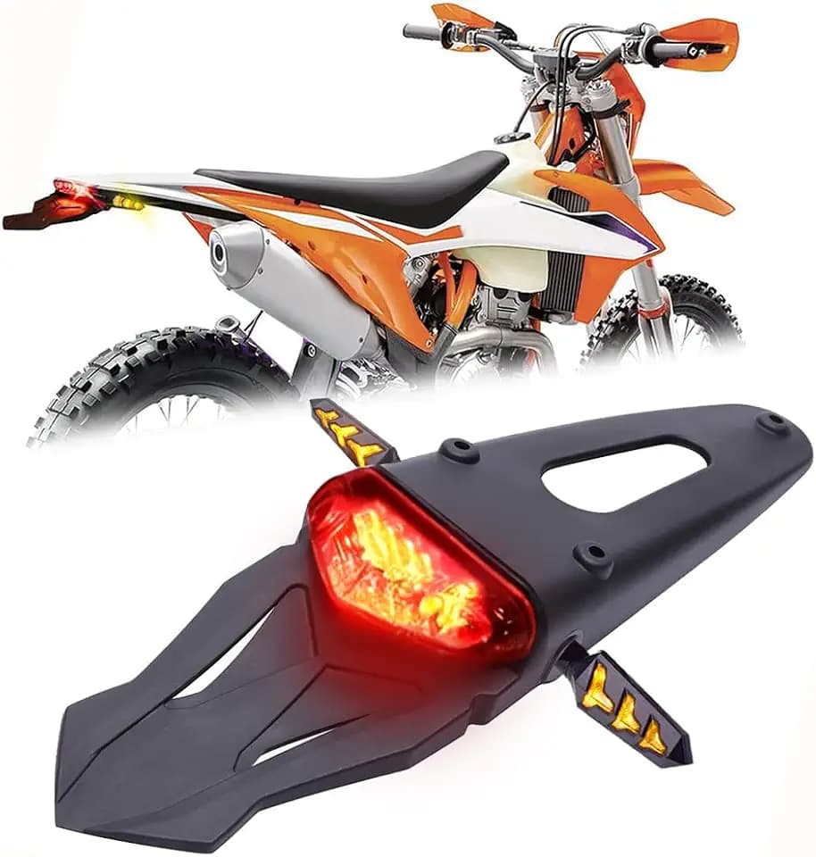 Motorcycle LED Rear Fender 12V LED Tail Light Brake Lamp with 2pcs Turn Singla Light For Off-road Motorcycle Motocross Dirt Bike