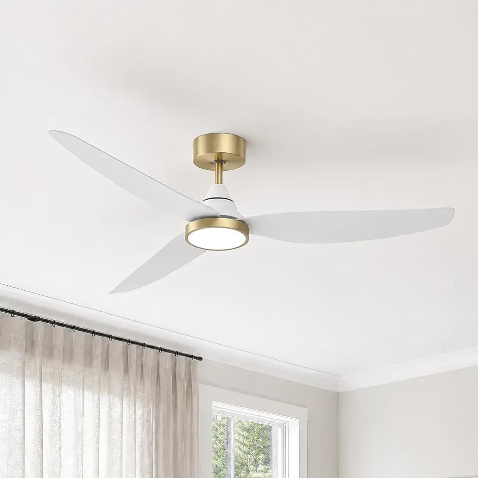 GREENEVER 54 Inch Ceiling Fan with Lights, Remote, DC & High CFM