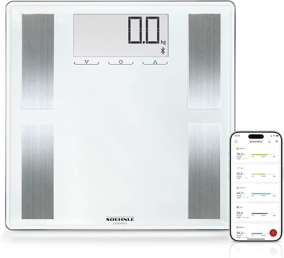 Soehnle Körperfettwaage Shape Sense Connect 100, mit MyScale App