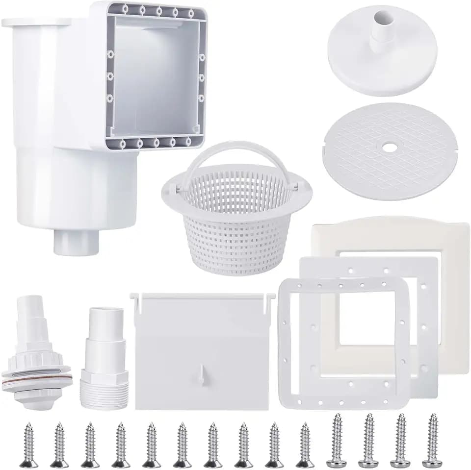 Upgraded SP1091LX Above Ground Pool Skimmer, Thru-Wall Skimmer