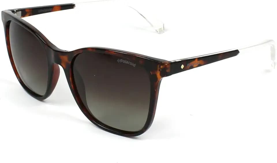 Polaroid Women's PLD 4059/S Rectangular, Havana Sunglasses
