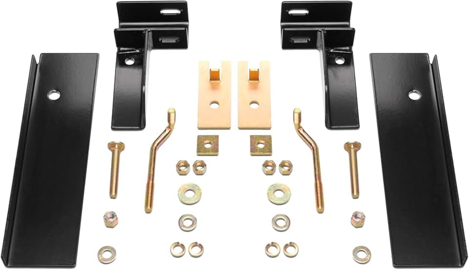 RealTruck BACKRACK Hardware Kit for use w/Standard Bed, Black, No Drill | 30112 | Fits 1997-2014 Ford F-150