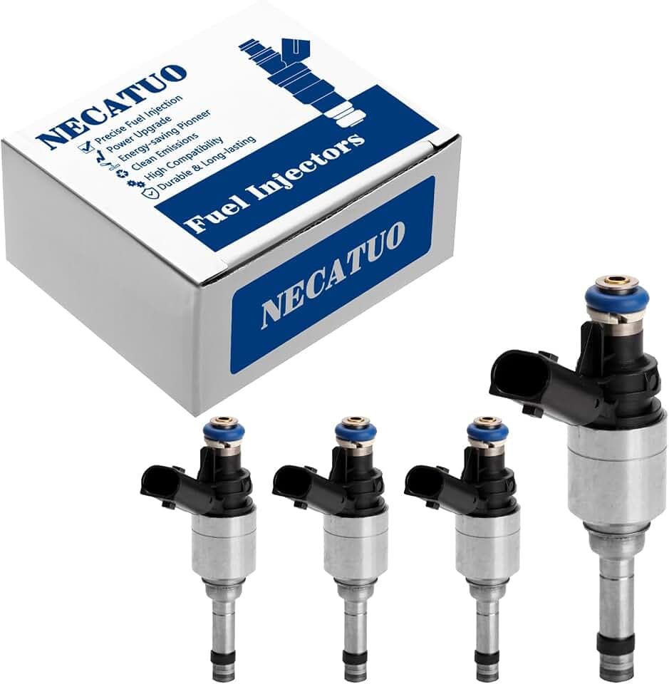 Set of 4 Fuel Injectors FJ1438 Compatible with Hyundai Kia 2.4L