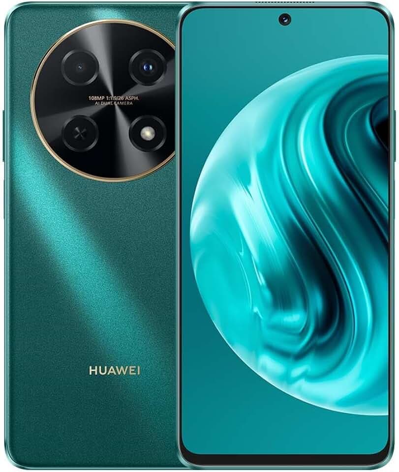 HUAWEI nova 12i Smartphone, 108 MP High-Res Fotografie, 40 W Supercharge, 5.000 mAh Akku, 6,7″ AOD-Display, 8GB+128GB, EMUI 14, LTE, 6 Monate erweiterte Herstellergarantie, Grün