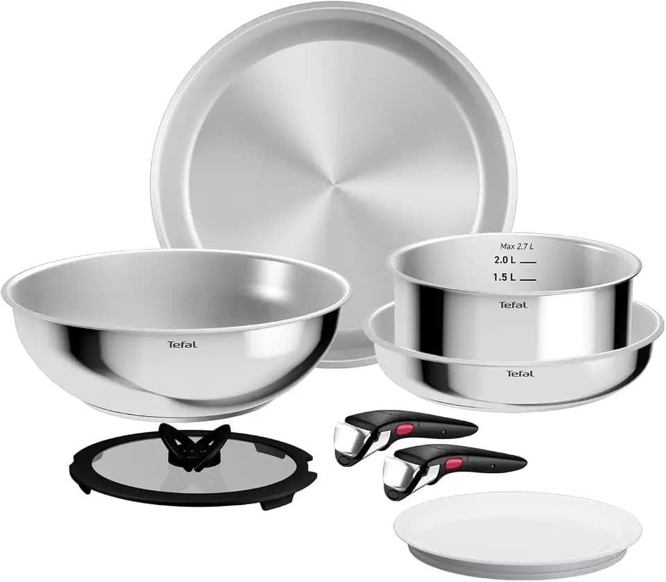 Tefal Ingenio Comfort Max 8-tlg. Kochgeschirr-Set, unversiegelt
