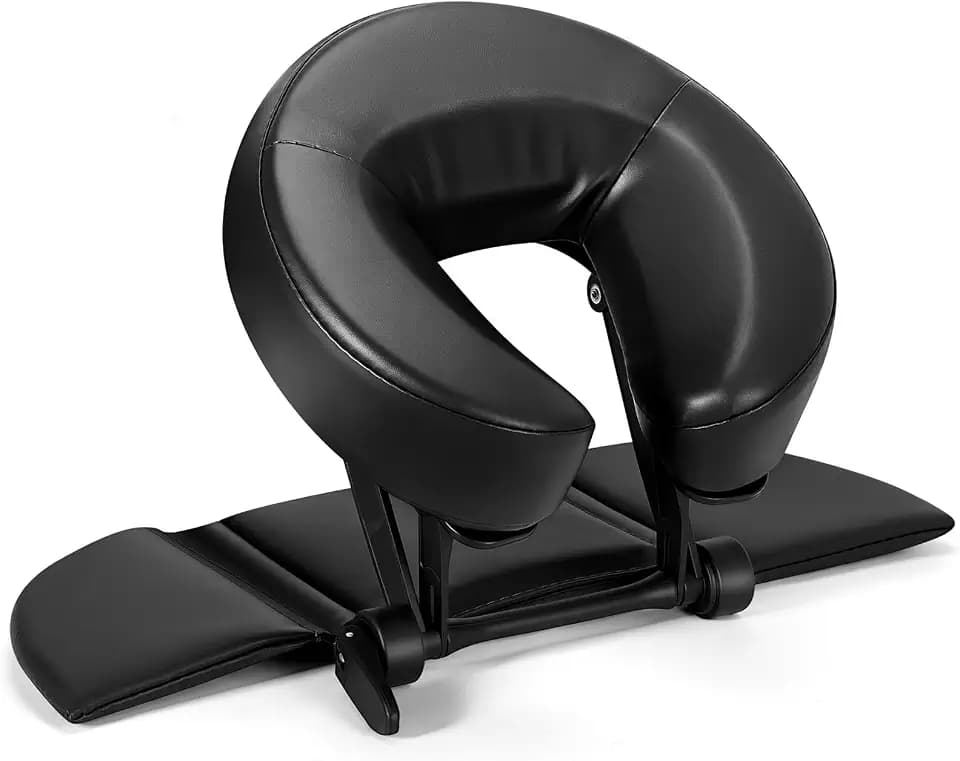 Massage Headrest Face Cradle Adjustable Tabletop Massage Kit