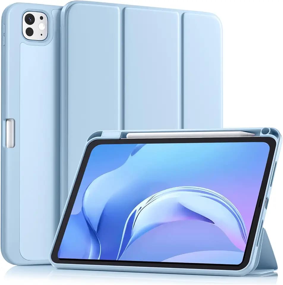 Akkerds for iPad Pro 11 Inch Case (M5/M4) 2025/2024, Sky Blue
