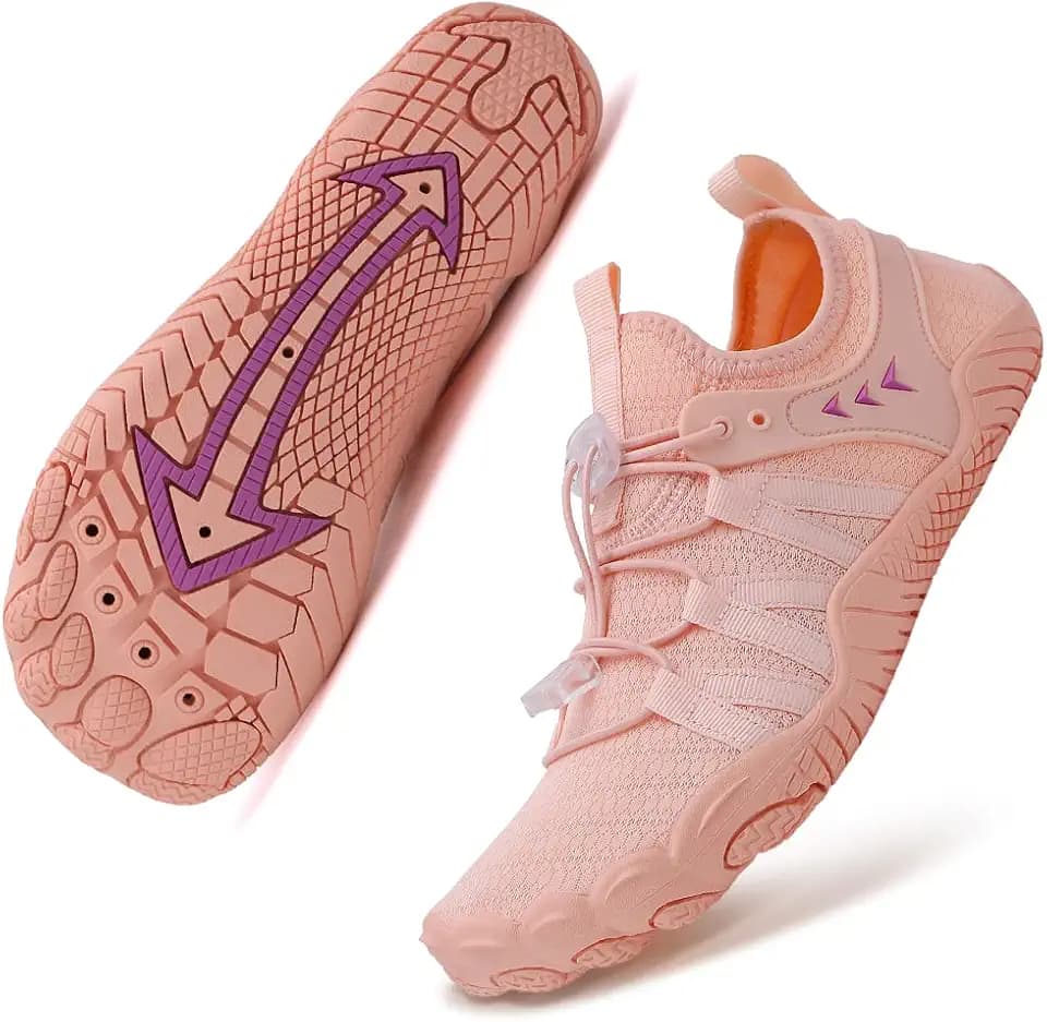 Quick Dry Barefoot Beach & Pool Shoes - Slip-on for Women & Men, Surf, Yoga & Water Sports
