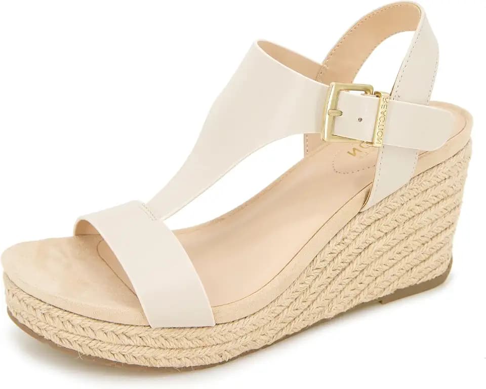 Kenneth Cole REACTION Women's Card T-strap Wedge