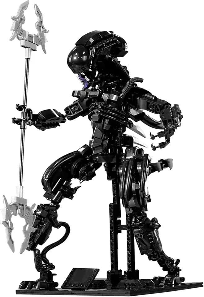 QLT QIAOLETONG Xenomorph Spielzeug Klemmbausteine Baustein,Ideas,Action Alien Figur deko Geschenk für Erwachsene 14+(918PCS