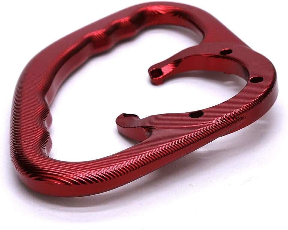 Passenger Tank Grab Bar Hand Grip for SV650 SV1000 GSXR600 (Red)