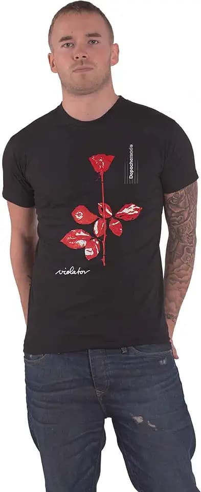 Depeche Mode T Shirt Violator Band Logo Neu Offiziell Unisex Schwarz