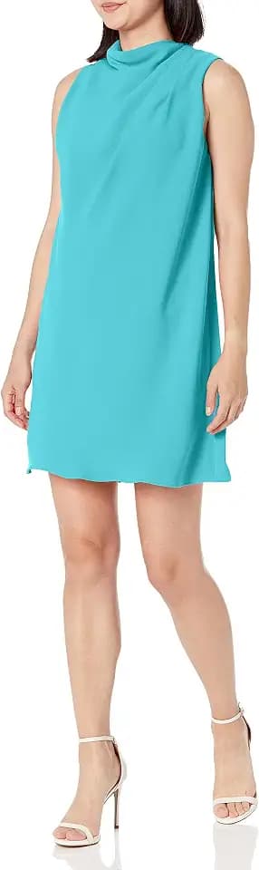 Trina Turk Women's High Neck Shift Dress
